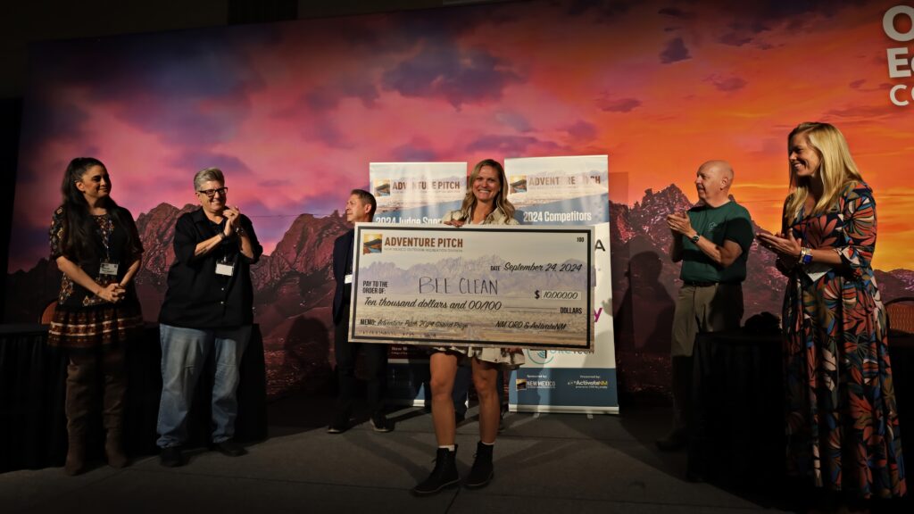 Adventure Pitch winner, Bee Clean, for $10,000.