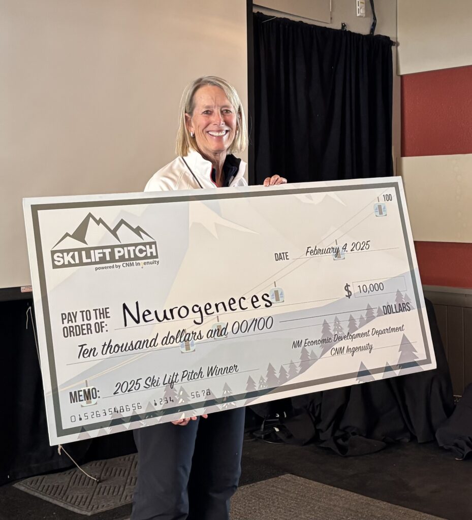 Karen Crow with NeuroGeneces - 2025 Ski Lift Pitch winner